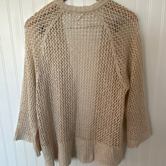 Oatmeal Loose-knit Cardigan - Picture 5 of 11